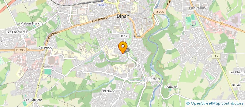 localisation de l'entreprise PARLANTA à DINAN