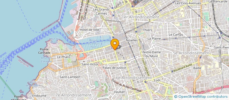 localisation de l'entreprise PARLANTI FINANCES à MARSEILLE