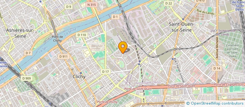 localisation de l'entreprise PARLAS à CLICHY