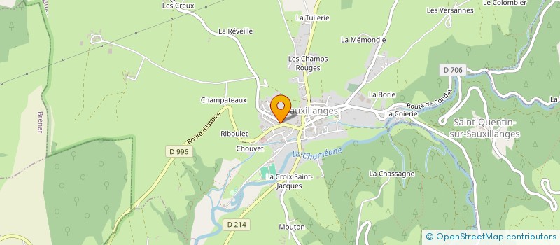 localisation de l'entreprise PARLE A MA MAIN  SAUXILLANGES