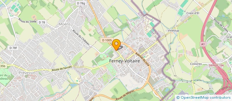 localisation de l'entreprise PARLE JE T'ECOUTE à FERNEY-VOLTAIRE