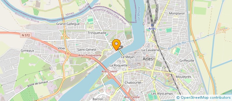 localisation de l'entreprise PARLEC à ARLES