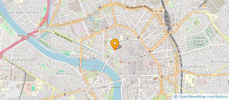 localisation de l'entreprise PARLEMENT DES ETUDIANTS - TOULOUSE à TOULOUSE