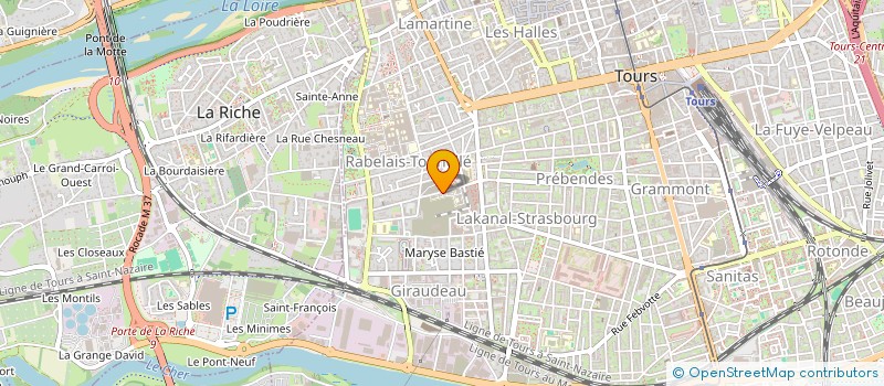 localisation de l'entreprise PARLEMENT DES ETUDIANTS - TOURS à TOURS