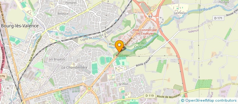 localisation de l'entreprise PARLEMENT DES ETUDIANTS - VALENCE à VALENCE