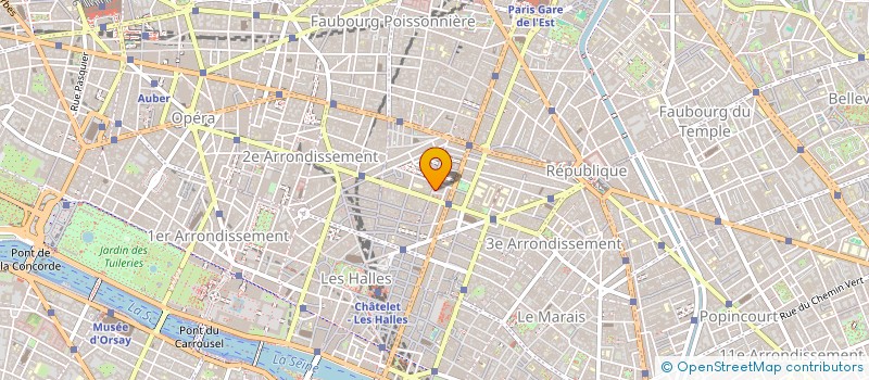 localisation de l'entreprise PARLEMENTIA  PARIS