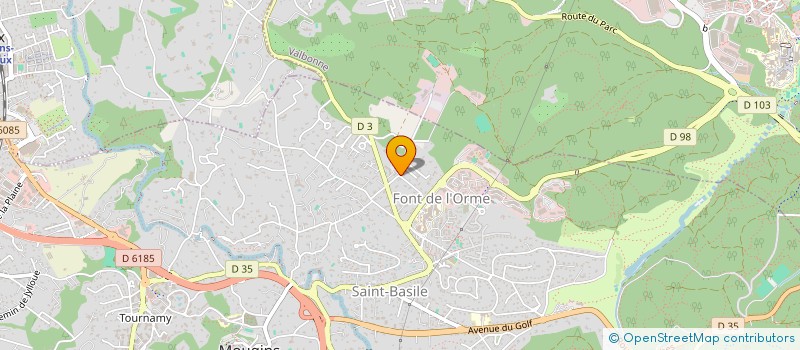 localisation de l'entreprise PARLEMENTIA à MOUGINS