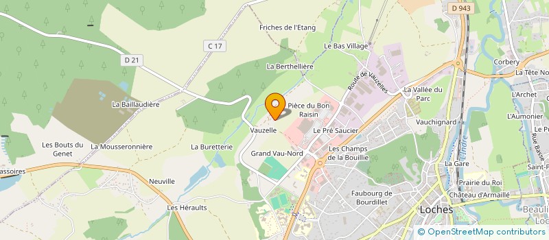 localisation de l'entreprise PARLER AVANT LES MOTS  LOCHES