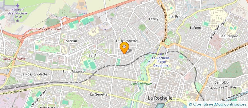 localisation de l'entreprise PARLER FRANCAIS  LA ROCHELLE