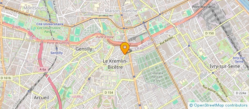 localisation de l'entreprise PARLEZ CITES à LE KREMLIN-BICETRE