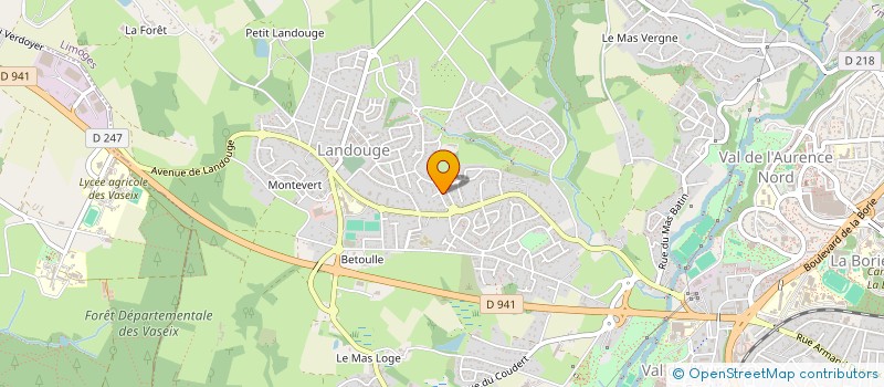 localisation de l'entreprise PARLIM II à LIMOGES
