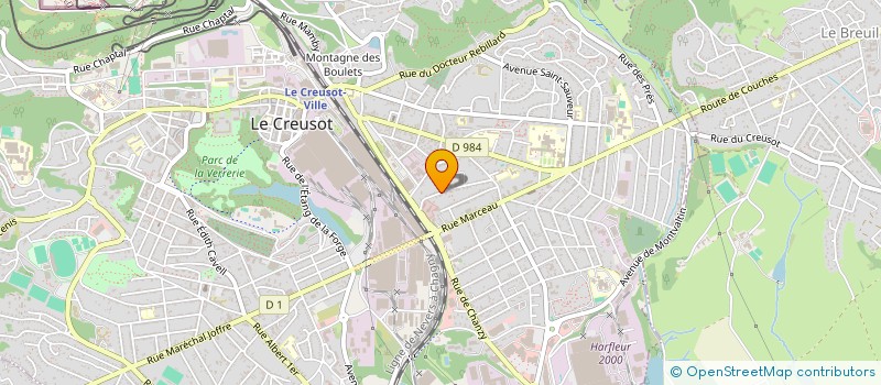 localisation de l'entreprise PARLONS CHIEN à LE CREUSOT