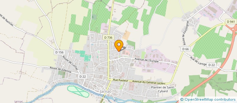 localisation de l'entreprise PARLONS DE VOUS à JARNAC