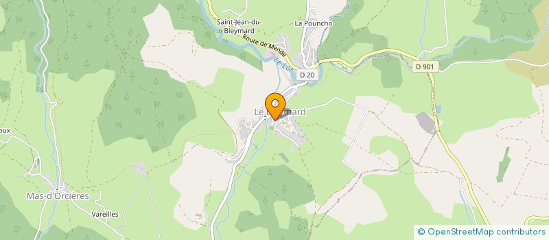 localisation de l'entreprise PARLONS FRANCAIS ENSEMBLE  MONT LOZERE ET GOULET