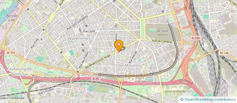 localisation de l'entreprise PARLONS NOUS EN LANGUES ETRANGERES à LILLE