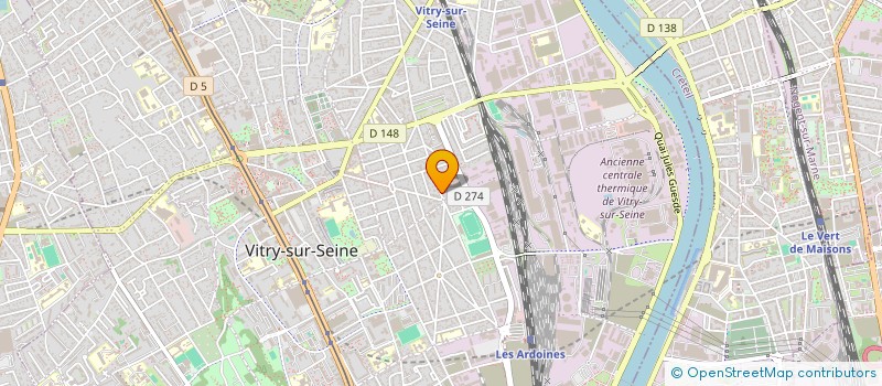 localisation de l'entreprise PARLONS THEATRE à VITRY-SUR-SEINE