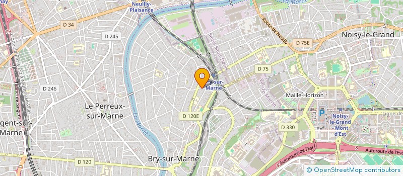 localisation de l'entreprise PARLONS VIANDE à BRY-SUR-MARNE