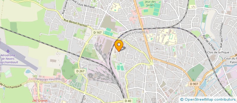 localisation de l'entreprise PARLOOK à NEVERS