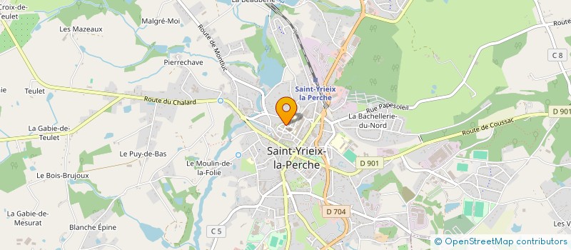 localisation de l'entreprise PARLY à SAINT-YRIEIX-LA-PERCHE