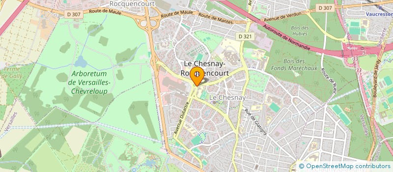 localisation de l'entreprise PARLY IMMOBILIER  LE CHESNAY-ROCQUENCOURT