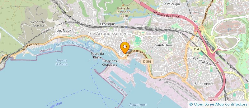 localisation de l'entreprise PARLYM INTERNATIONAL à MARSEILLE