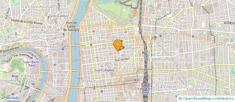 localisation de l'entreprise PARLYON IMMOBILIER à LYON