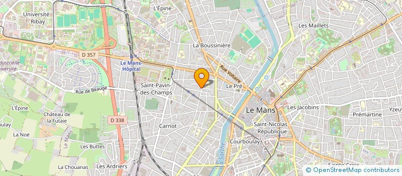 localisation de l'entreprise PARM  LE MANS