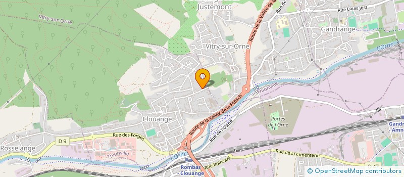 localisation de l'entreprise PARM  CLOUANGE