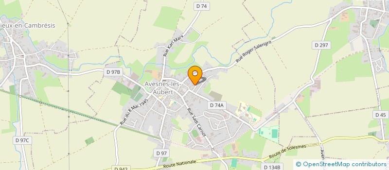 localisation de l'entreprise PARM INTERIA à AVESNES-LES-AUBERT