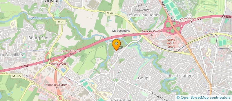 localisation de l'entreprise PARMA à ORVAULT