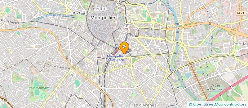 localisation de l'entreprise PARMA PIZZA 34 à MONTPELLIER