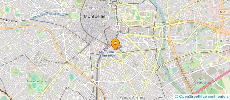 localisation de l'entreprise PARMA PIZZA à MONTPELLIER