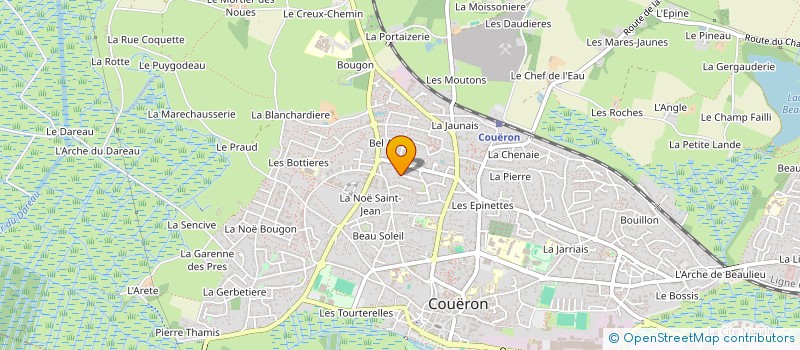localisation de l'entreprise PARMAGUETTI  COUERON