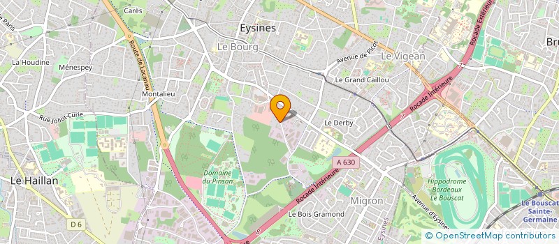 localisation de l'entreprise PARMALETTO  EYSINES