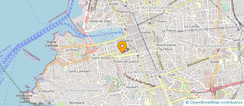 localisation de l'entreprise PARMARS à MARSEILLE
