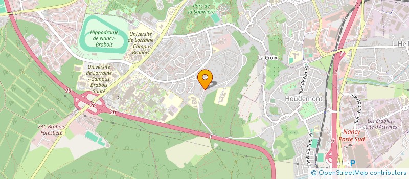 localisation de l'entreprise PARMELAN  VANDUVRE-LES-NANCY