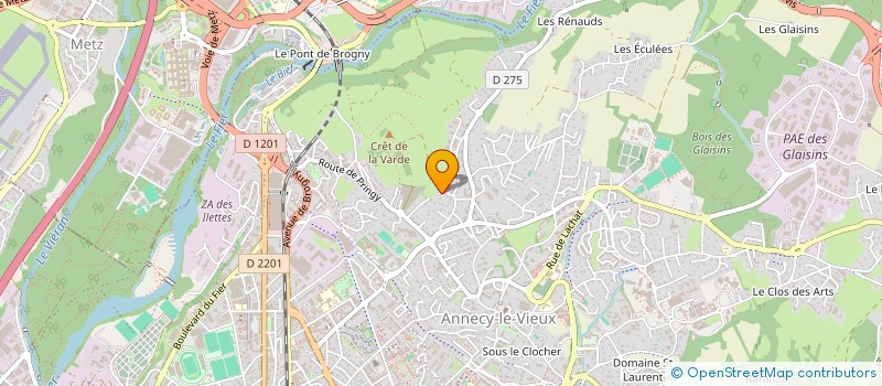 localisation de l'entreprise PARMELAN CONSEIL à ANNECY