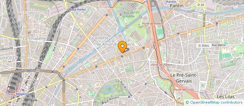 localisation de l'entreprise PARMENDIS  PARIS