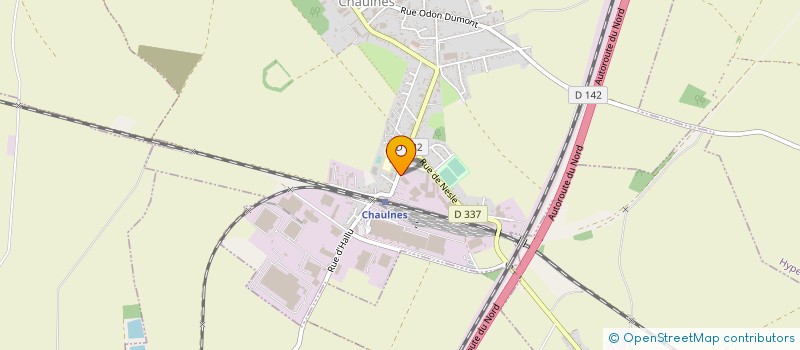 localisation de l'entreprise PARMENTEX à CHAULNES