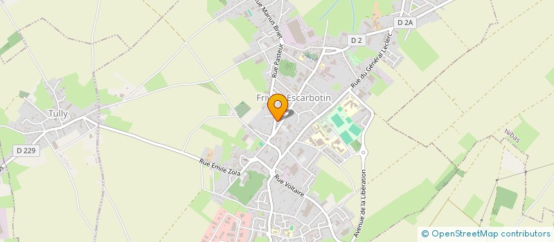 localisation de l'entreprise PARMENTIER  FRIVILLE-ESCARBOTIN
