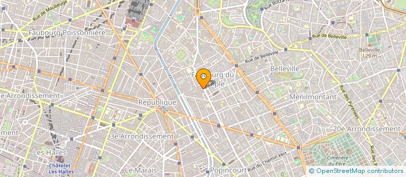 localisation de l'entreprise PARMENTIER  PARIS