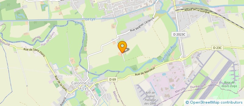 localisation de l'entreprise PARMENTIER  MERVILLE