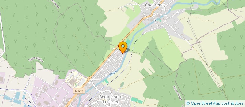 localisation de l'entreprise PARMENTIER à BETTANCOURT-LA-FERREE