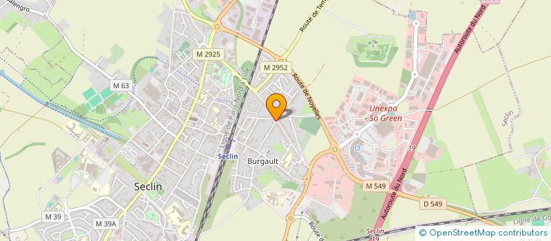 localisation de l'entreprise PARMENTIER  SECLIN