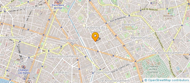localisation de l'entreprise PARMENTIER IMPRESSIONS à PARIS