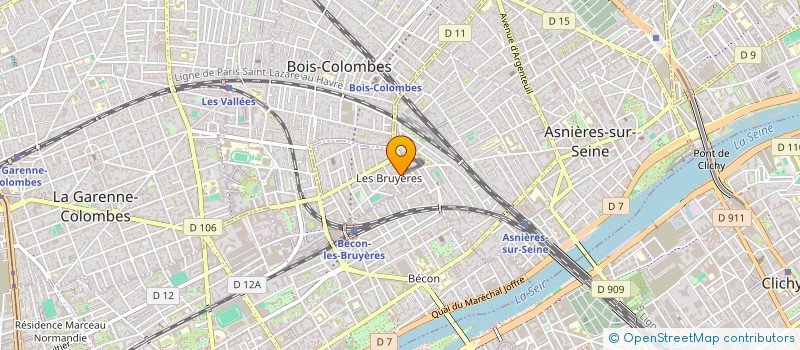 localisation de l'entreprise PARMENTIER-JISA  ASNIERES-SUR-SEINE