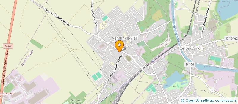 localisation de l'entreprise PARMENTIER RENOVATION  VENDIN-LE-VIEIL