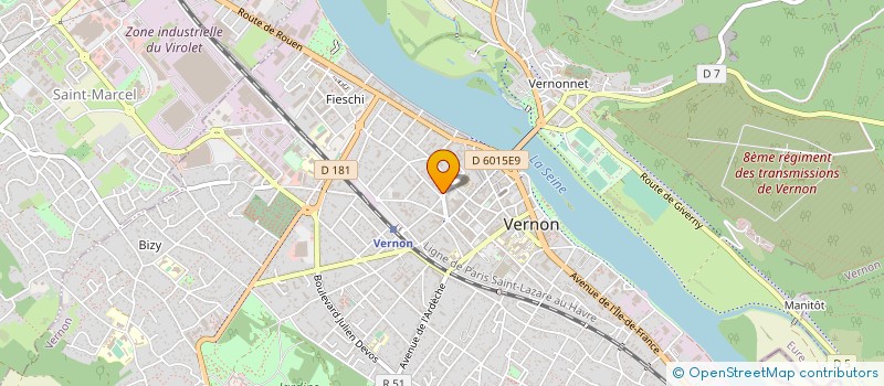 localisation de l'entreprise PARMENTIER VERNON à VERNON
