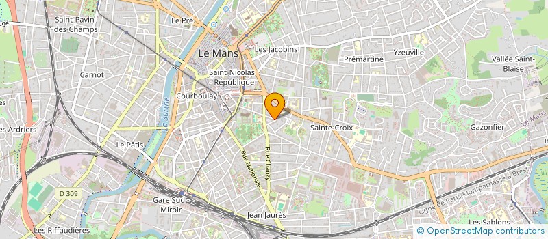 localisation de l'entreprise PARMIS à LE MANS