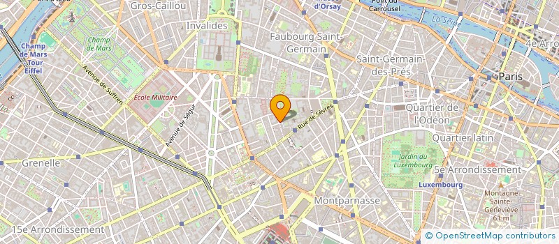 localisation de l'entreprise PARMONGE  PARIS